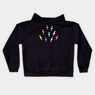 Rainbow Halloween Candy Pack Kids Hoodie